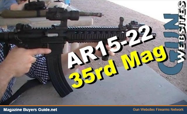 AR15 .22 conversion with a 35 round rimfire magazine