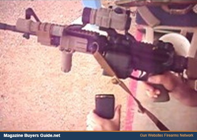 Changing a magazine on an AR15 at the range
