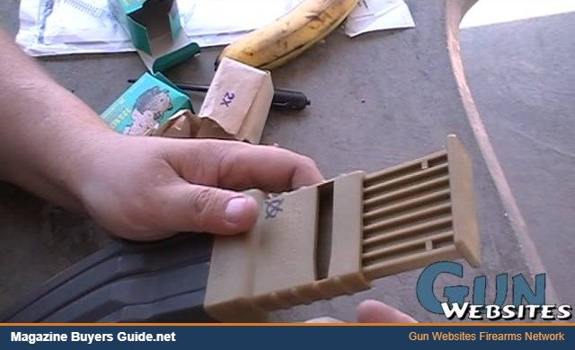 Loading 5.56 rounds into a Surefire 60 round magazine